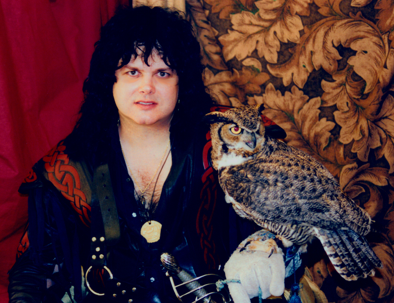 Jimmy Hotz and an Owl