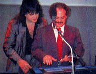 Jimmy Hotz and Sam Tramiel - the President of Atari